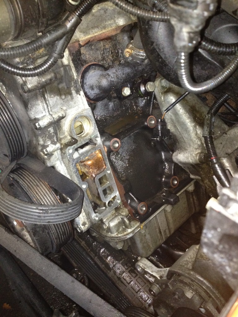 BMW E46 316i and 318i M43 engine oil filter housing leak ... bmw 330i vacuum diagram 